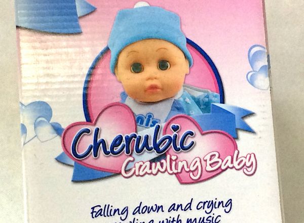 Crawling baby doll