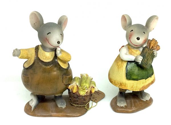 Mouse ornament 12x8 cm