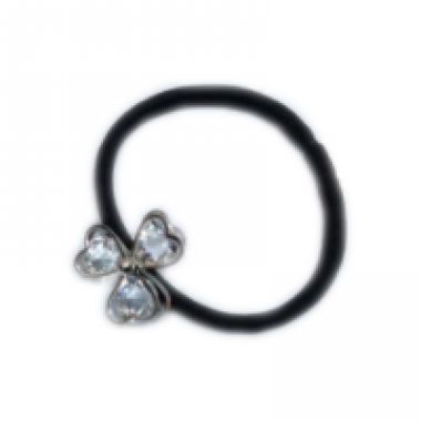 Hair elastic with stones