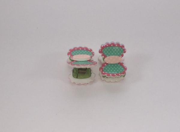 Butterfly shape small clips