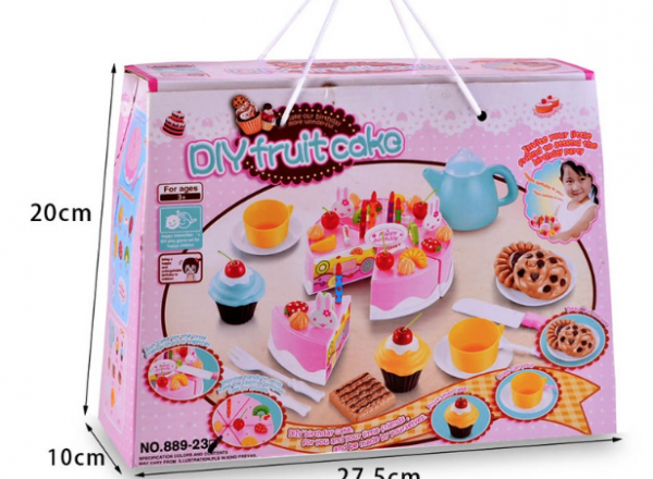 Birthday fruit cake play set