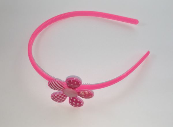Headband with flower shape