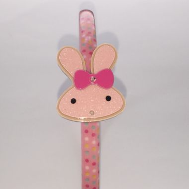 Patterned headband with bunny shape