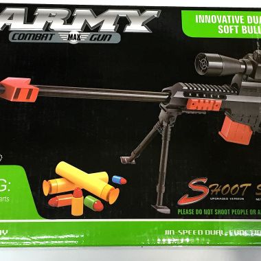 Soft bullet gun