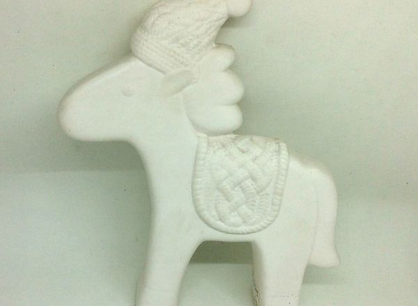 Deer ornament set 4 pieces