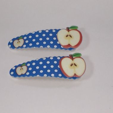 Kids snap clip with fruit shape