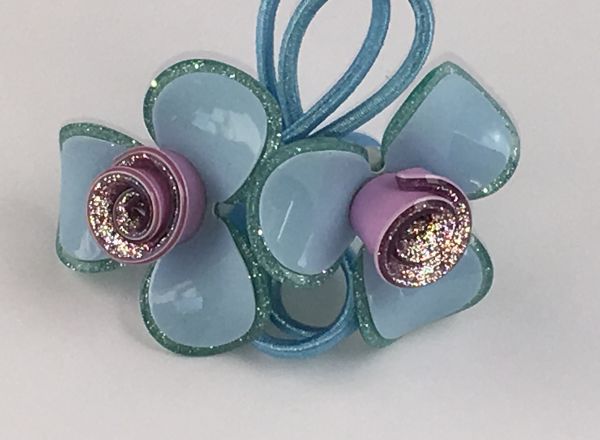 Elastics with flower
