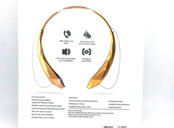 Wireless stereo headset