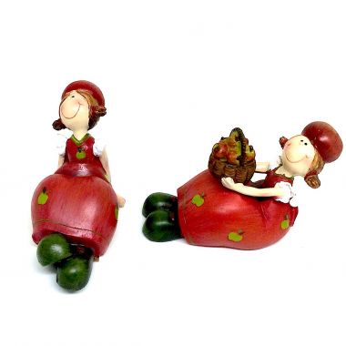 Resin figurine 6.5x10 cm