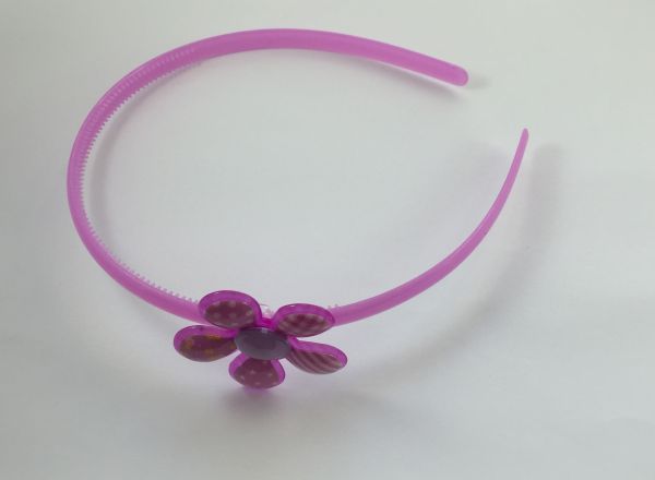 Headband with flower shape