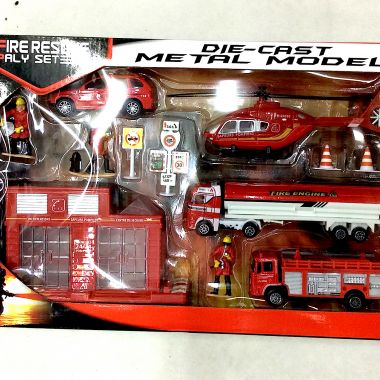 Fire rescue play set