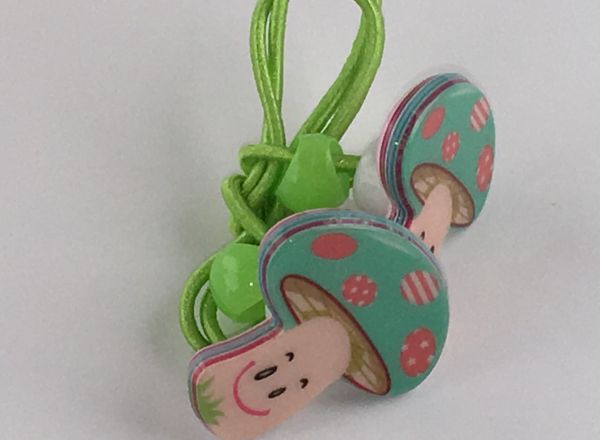 Elastics with mushroom