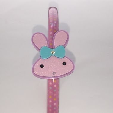 Patterned headband with bunny shape