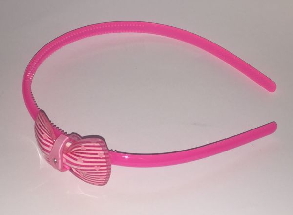 Head band with patterned bow