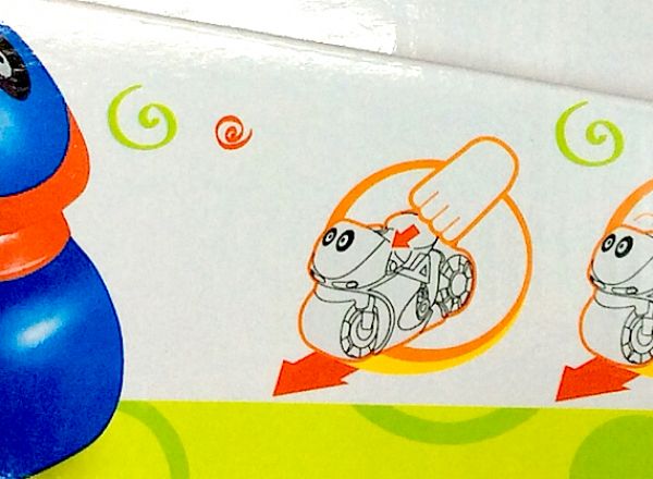 Friction power motorbike 12 pieces