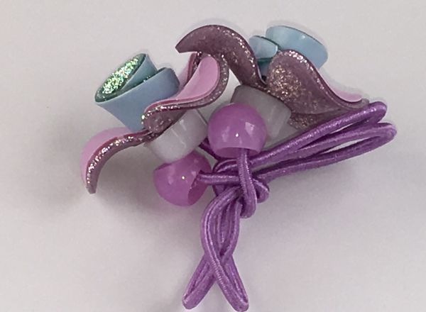 Elastics with flower