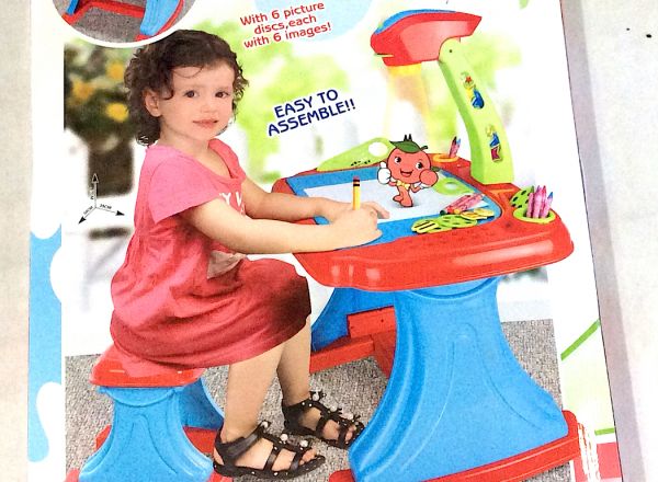 Projector desk play set