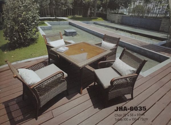 Outdoor dining furniture set