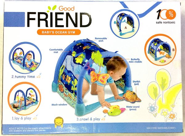 Baby gym ocean mat