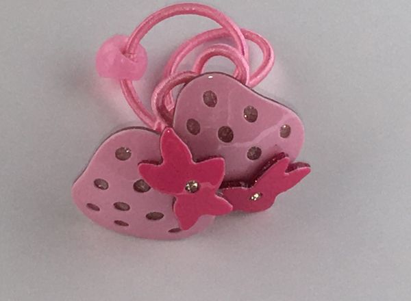 Elastics with strawberry shape