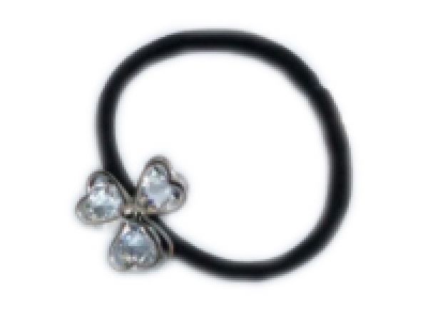 Hair elastic with stones
