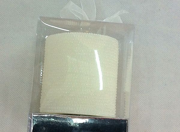 Christmas candle 7x7.5cm