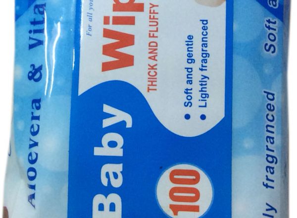 Baby wipes with aloe vera 100 wipes