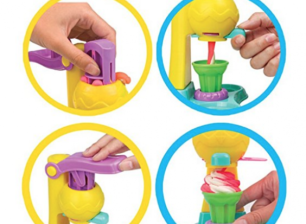 Putty ice cream store play set