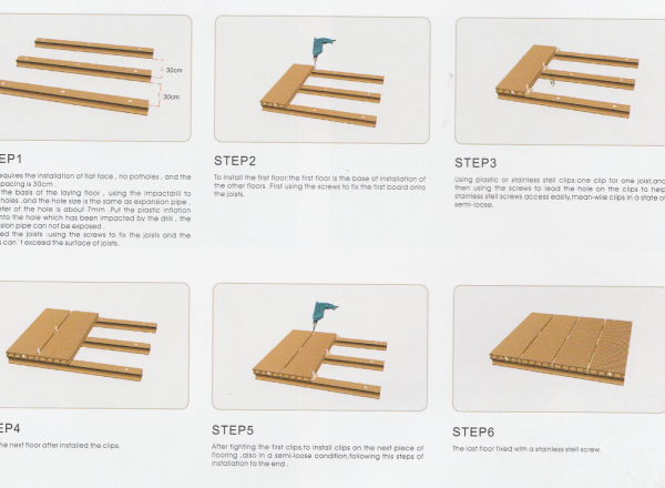 WPC Decking board 105X20 mm