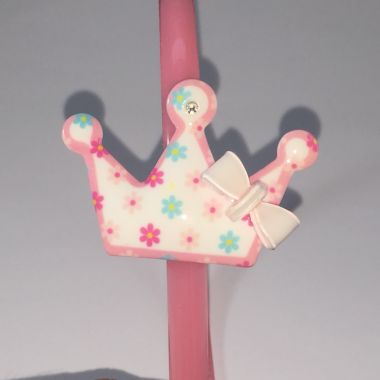 Head band with patterned crown shape