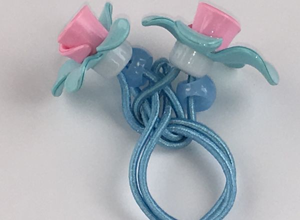 Elastics with flower