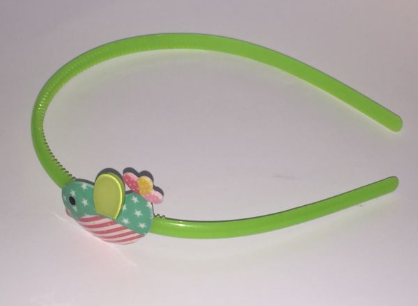 Head band with patterned bird shape