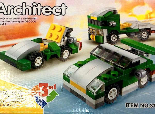 Lego compatible 3in1 vehicle