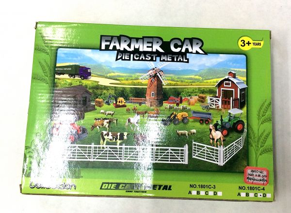 Farm truck with animals