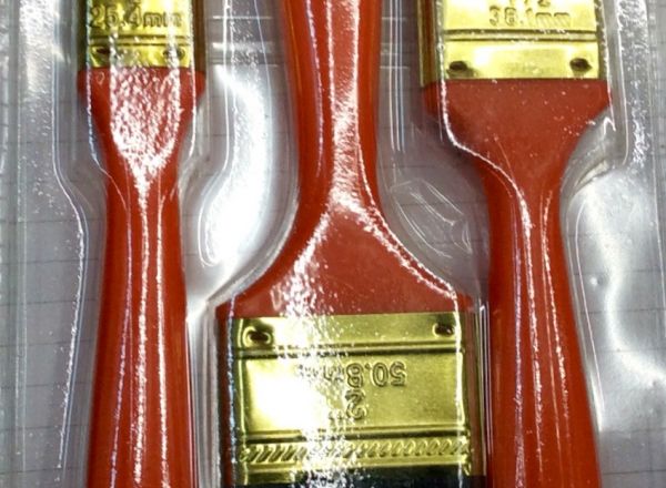 Paint brush set 3 pieces