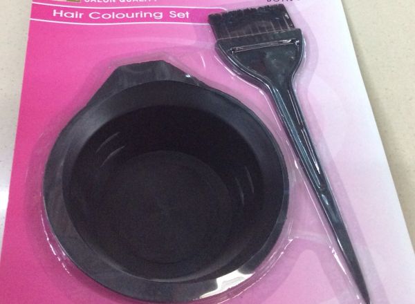 Tinting brush and bowl set