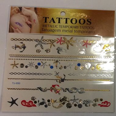Metallic tattoo