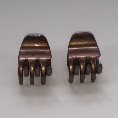 Middle size metallic double hair clips 6020 - S -A509