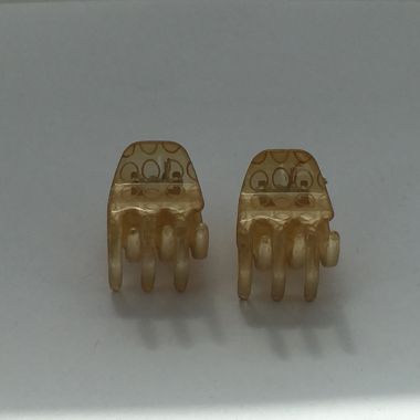 Double patterned hair clip 6020-S-C230B105