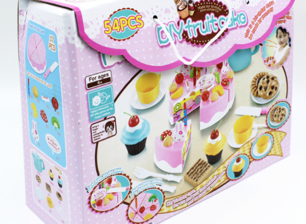 Birthday fruit cake play set