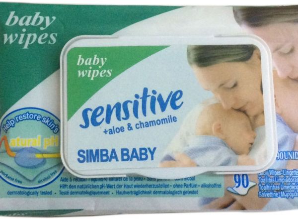Baby wipes with aloe vera 90 wipes