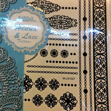 Henna lace tattoo