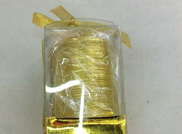 Christmas candle 6x7.5cm