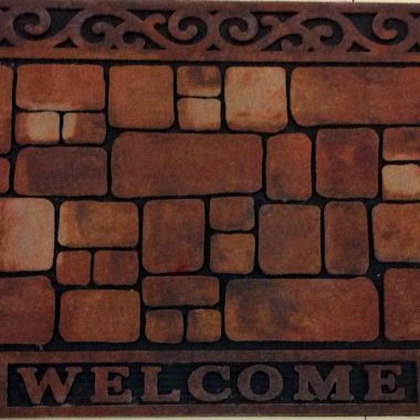 Doormat rubber bottom 45 X 75cm