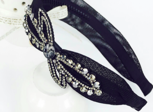 Hair band with Swarovski stones
