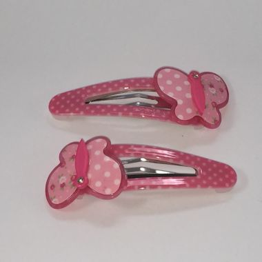Kids snap clip with butterfly shape