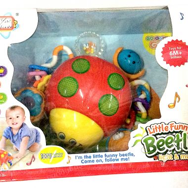 Little funny beetle baby