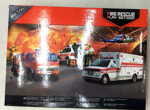 Fire rescue play set