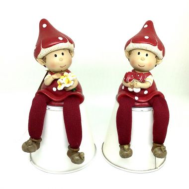 Resine figurine 17x6 cm
