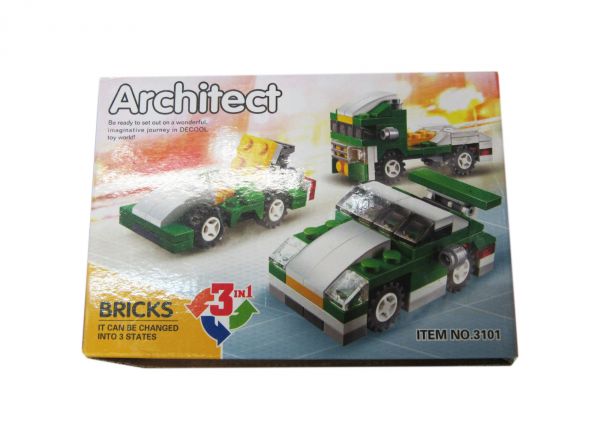 Lego compatible 3in1 vehicle